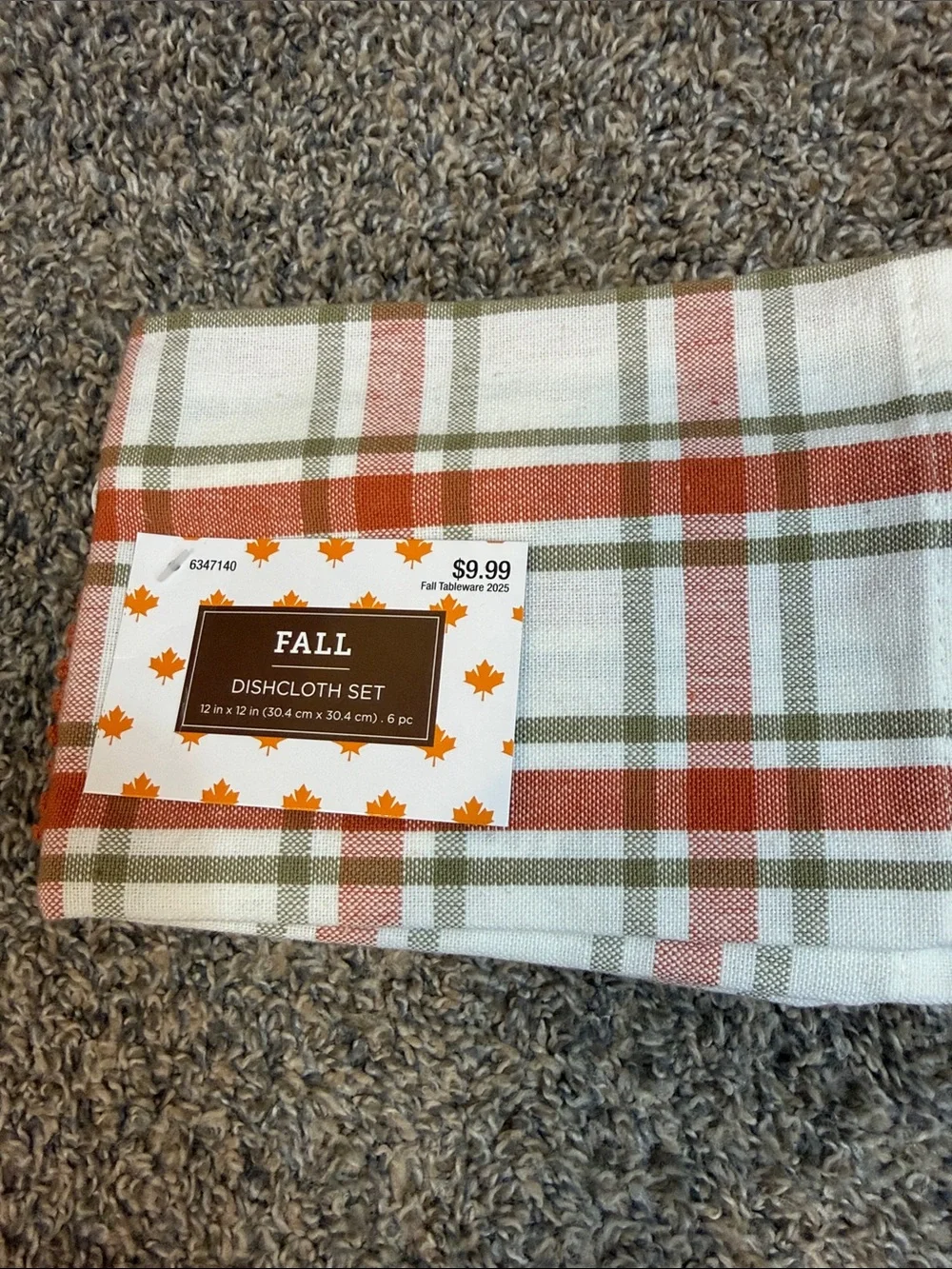 Hobby Lobby Fall Thanksgiving Dishcloth Set